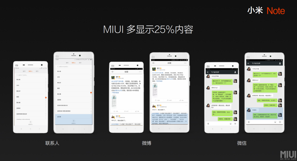 MIUI 6 Xiaomi Mi Note