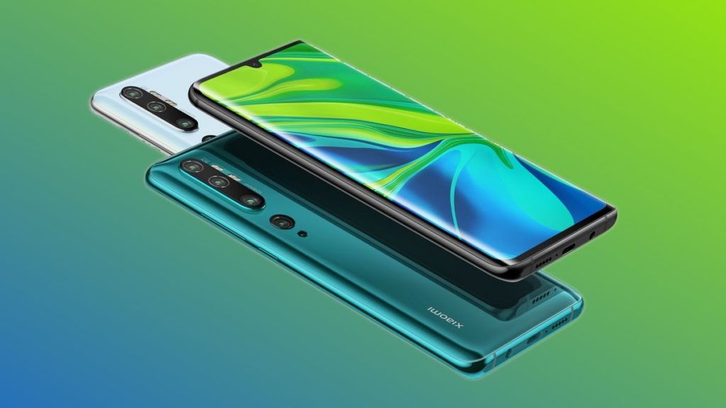 Xiaomi Mi Note 10 display OLED Visionox