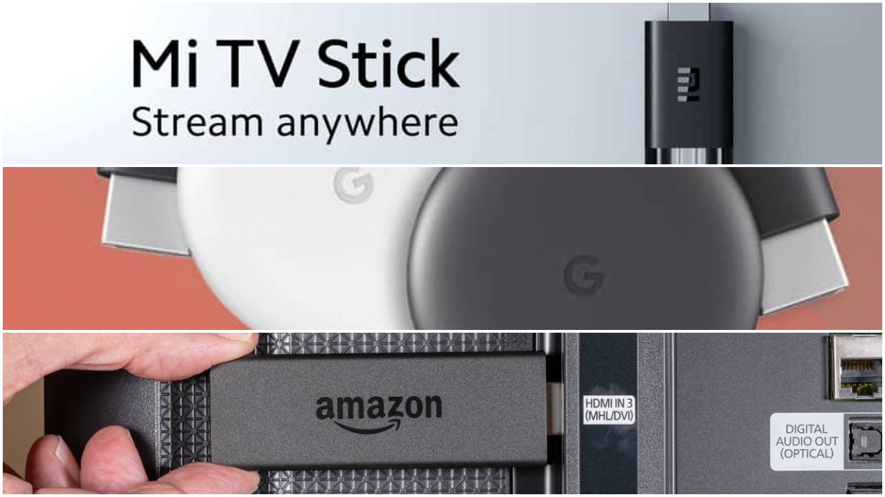 Xiaomi Mi TV Stick vs Chromecast vs Amazon Fire Stick