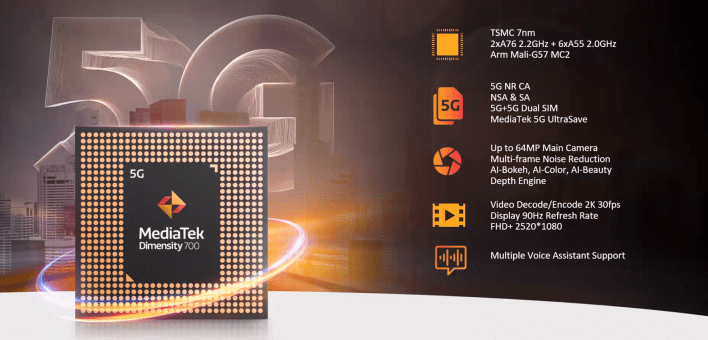 Mediatek Dimensity 700 5G