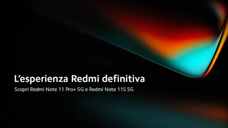 Redmi Note 11 Pro+ 5G e Redmi Note 11S 5G data presentazione