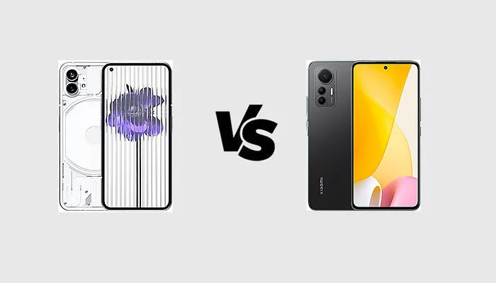 Xiaomi 12 Lite vs Nothing phone (1)